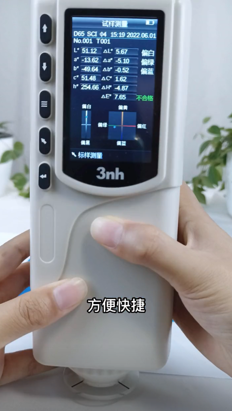 NR60CP顯示測量結果  NR60CP顯示測量結果